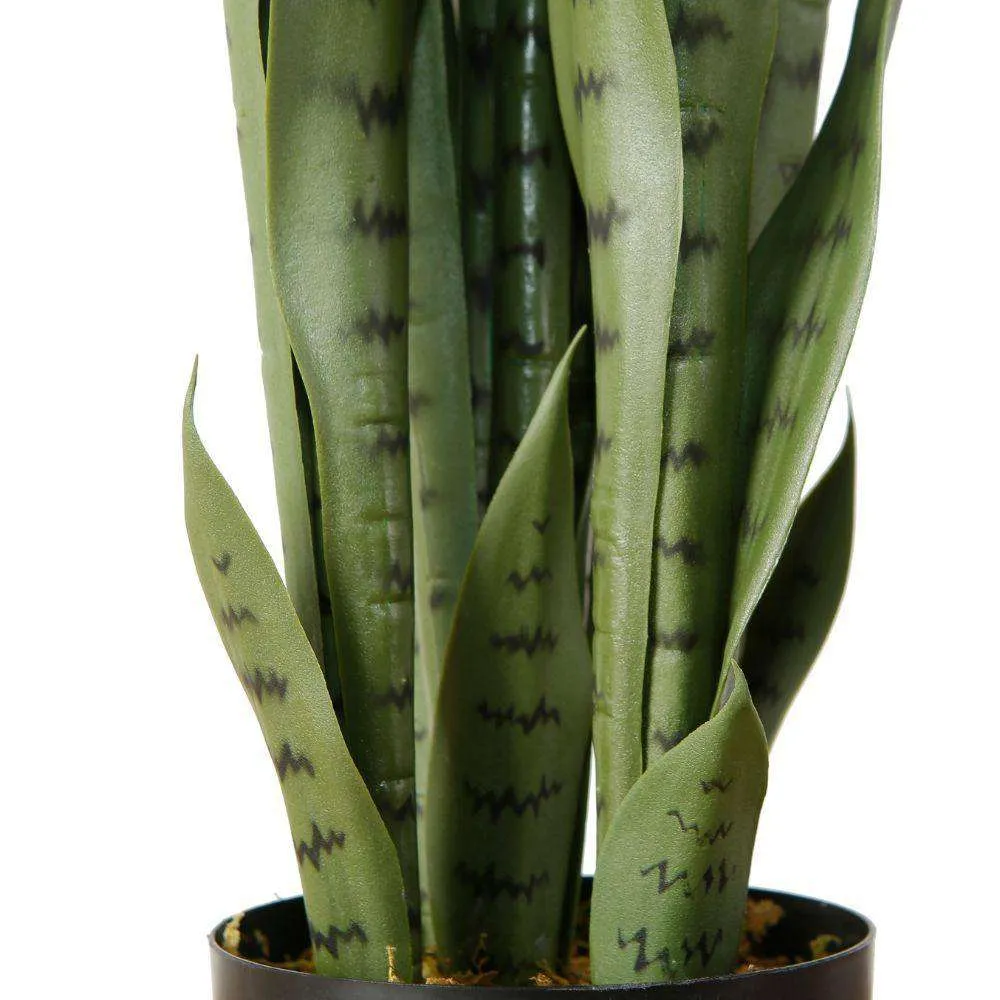 人工ヘビSansevieria Green Potted Plant