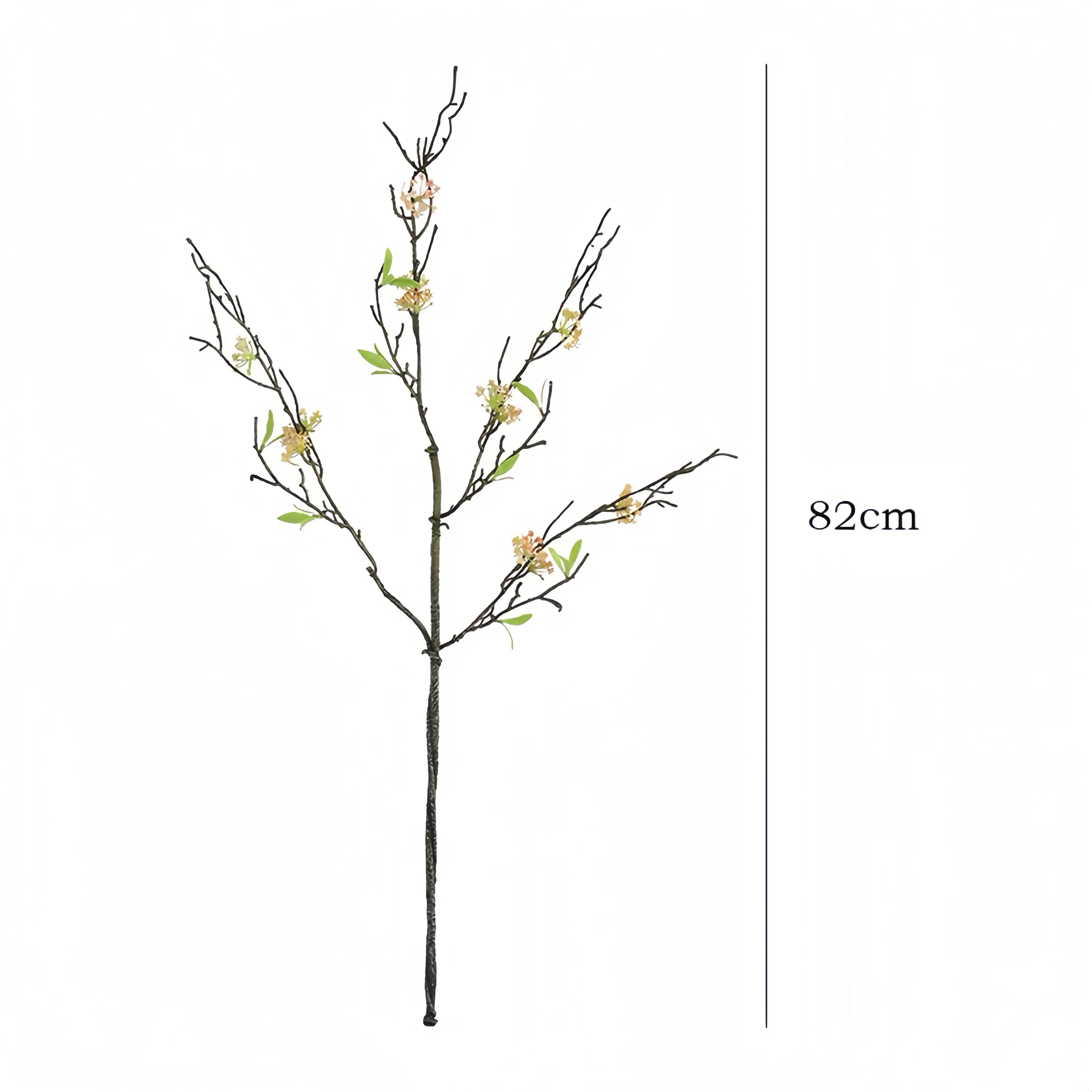 レトロ小麦のストローナシの花の枝
