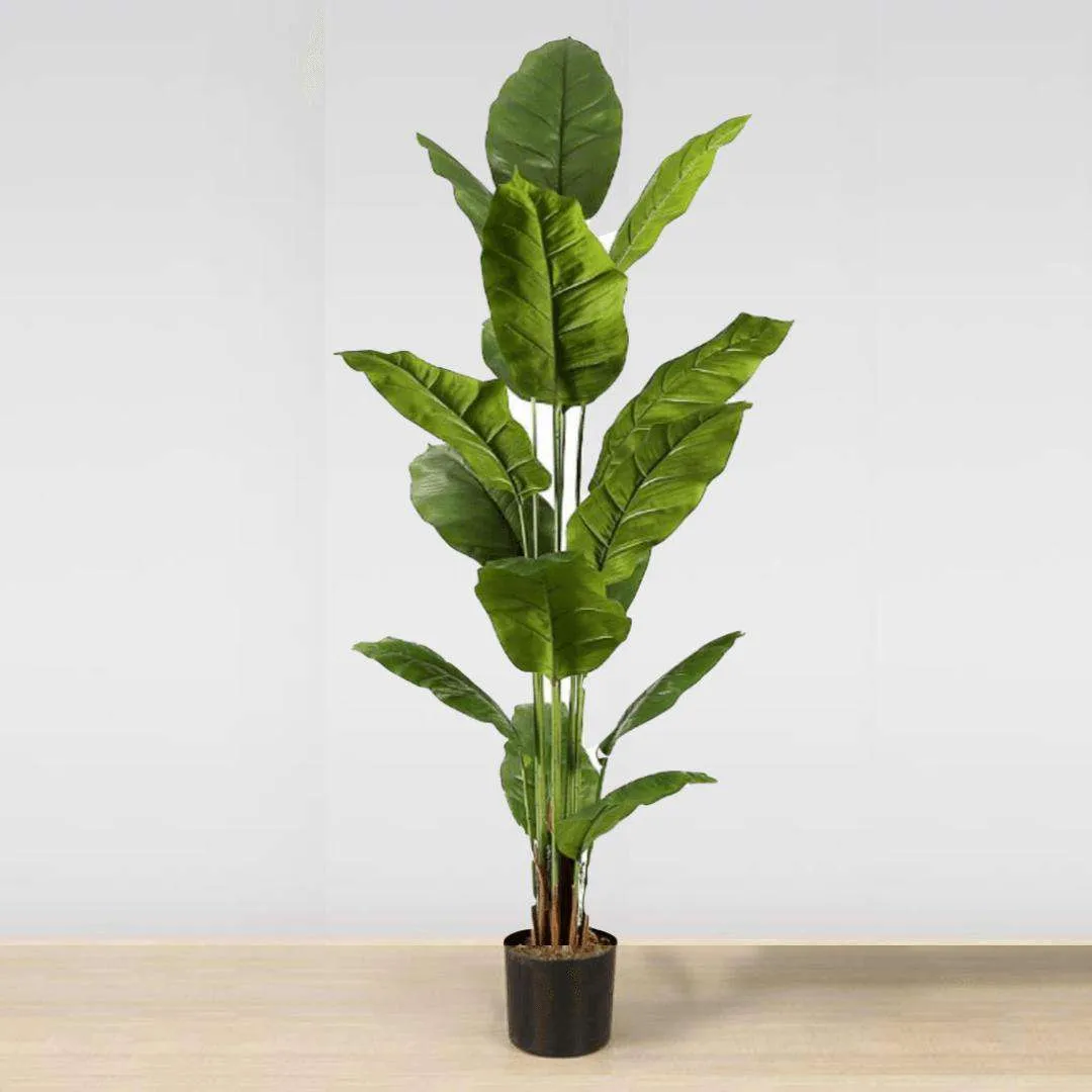 人工スペシリュルム葉の鉢植え植物（複数のサイズ）