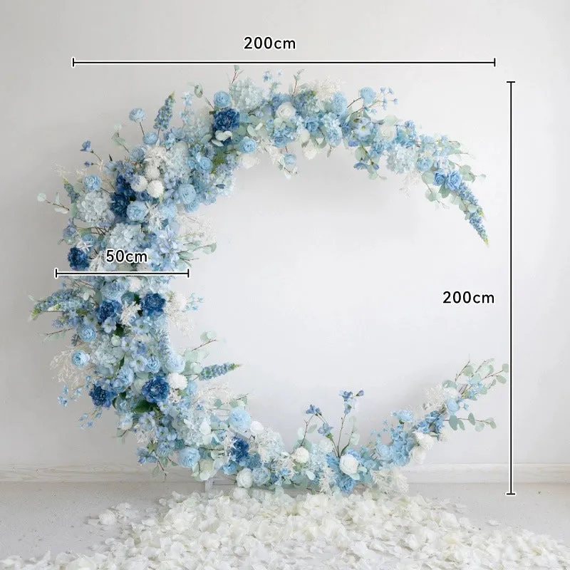 結婚式のパーティーの提案の装飾のための月の花アーチセット