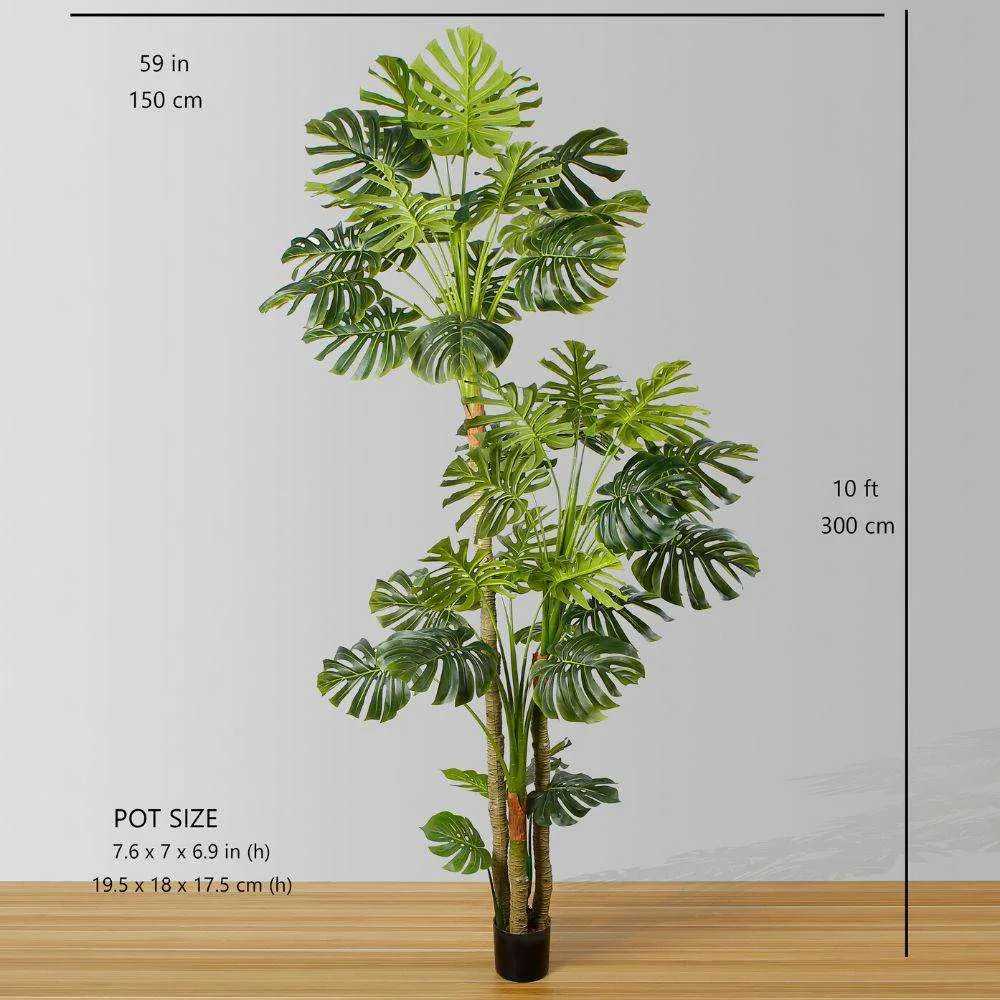 シニアの人工怪物鉢植え植物（複数のサイズ）