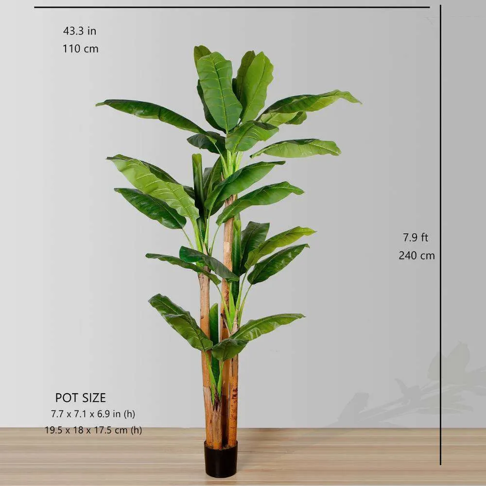 アンナ人工バナナの木の鉢植え植物