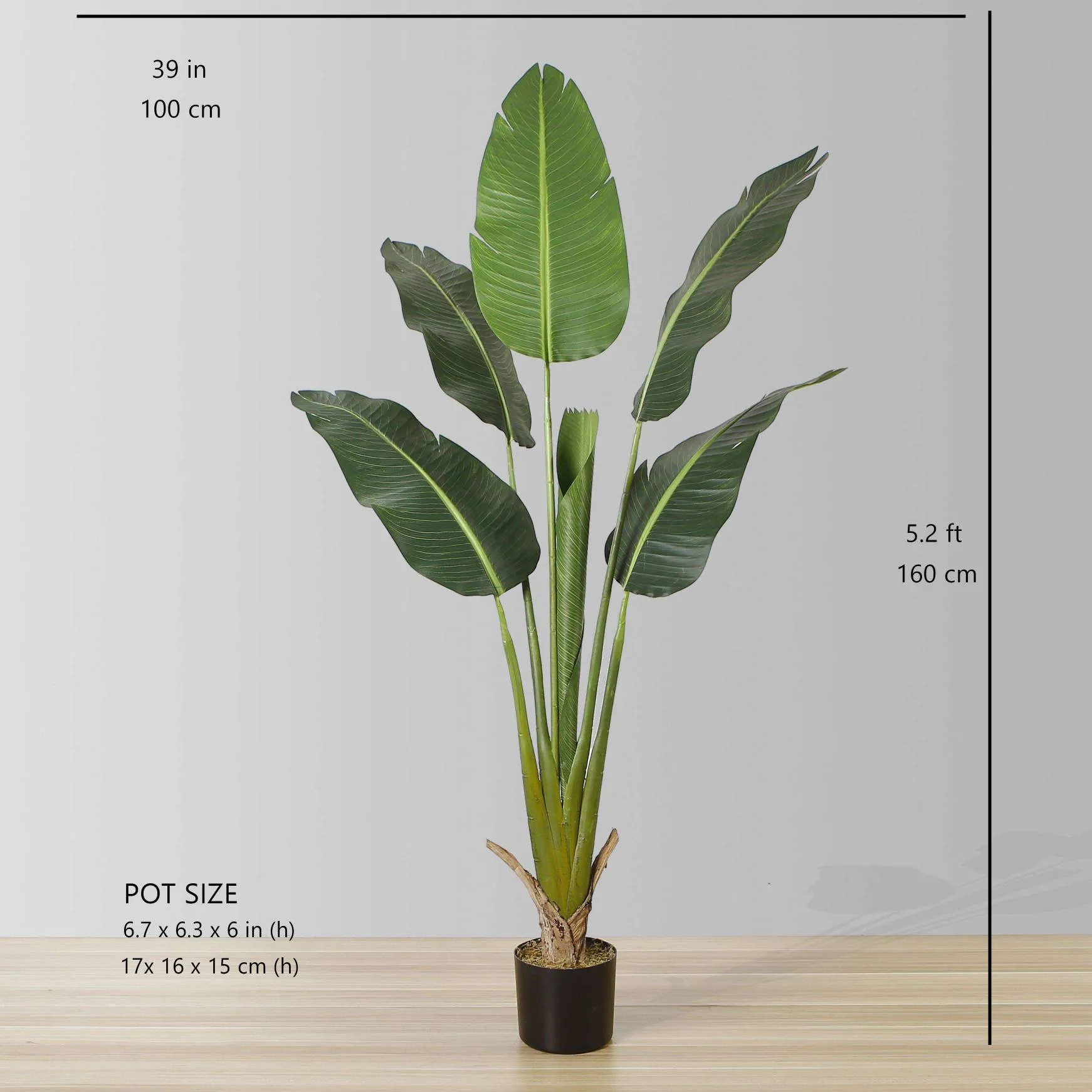 パラダイスポット植物のシニア人工鳥（複数のサイズ）