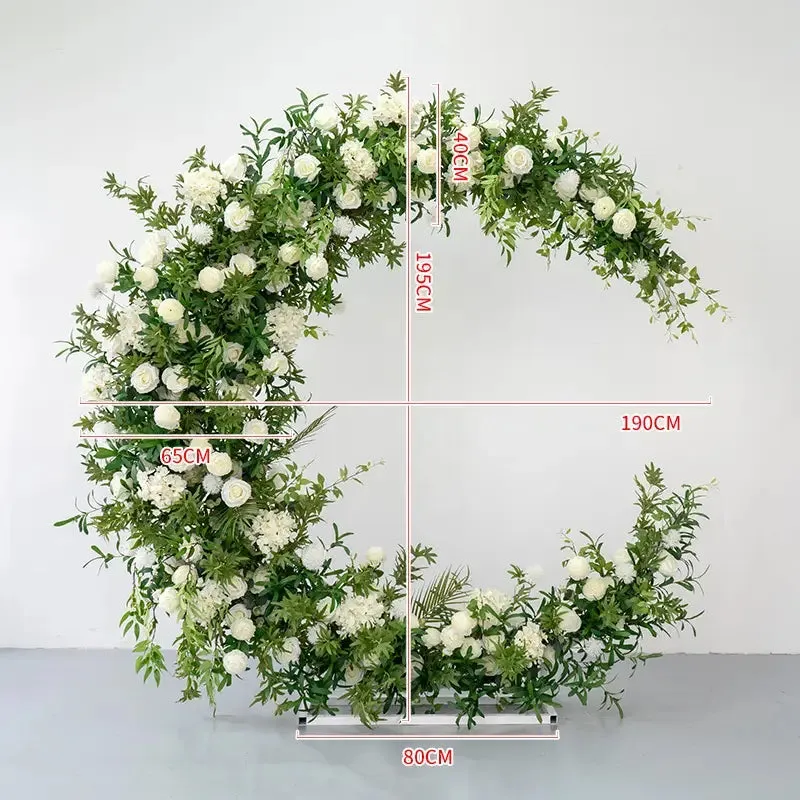 結婚式のパーティーの提案の装飾のための月の花アーチセット