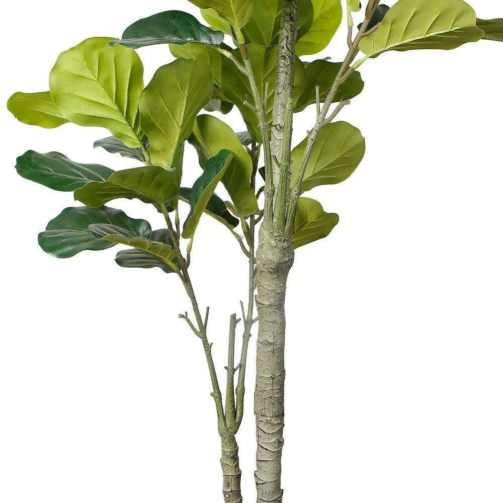 人工フィドル葉の鉢植え植物