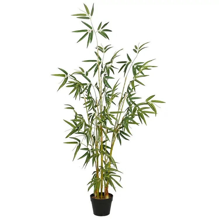 人工竹の鉢植え植物