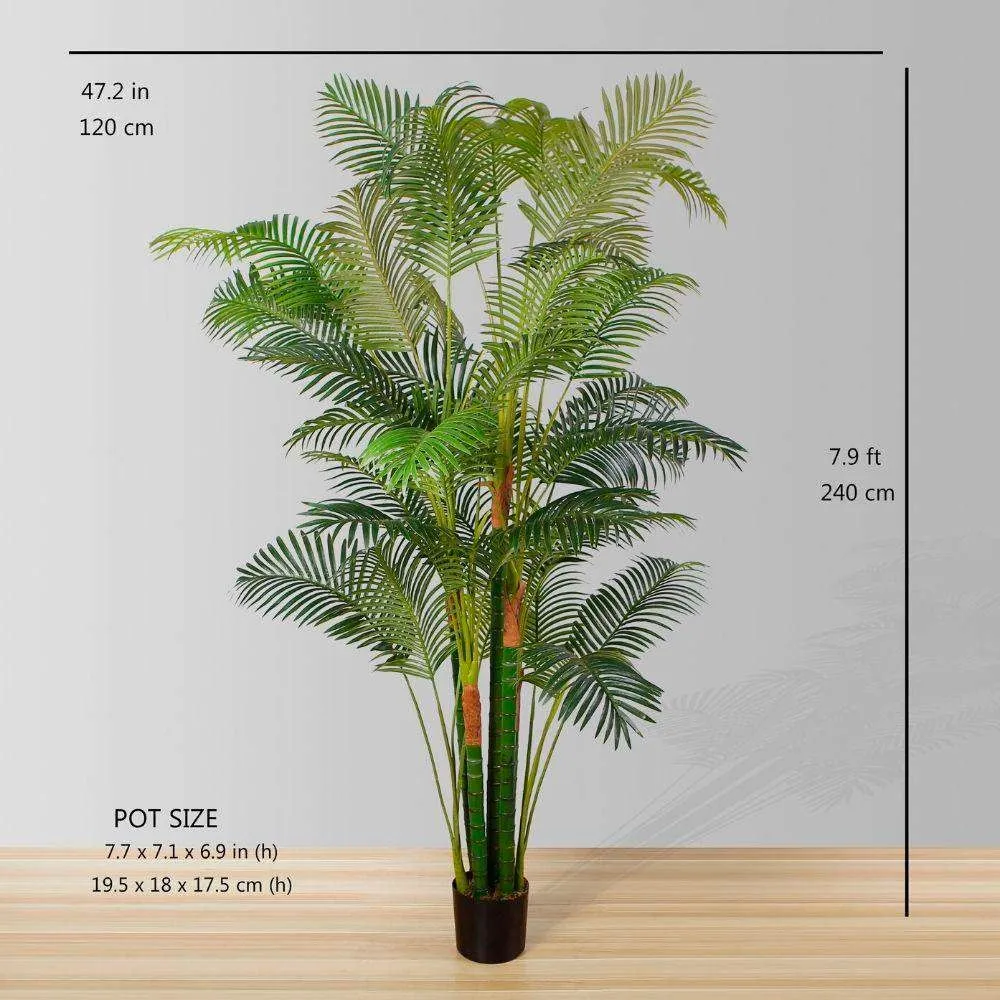 ハワイの人工ヤシの木が鉢植え植物