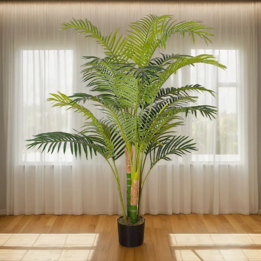 ハワイの人工ヤシの木が鉢植え植物
